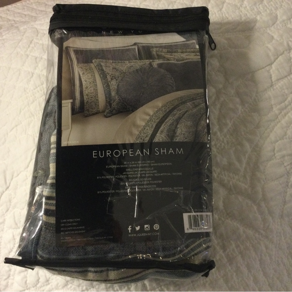 J. Queen Striped European Pillow Sham